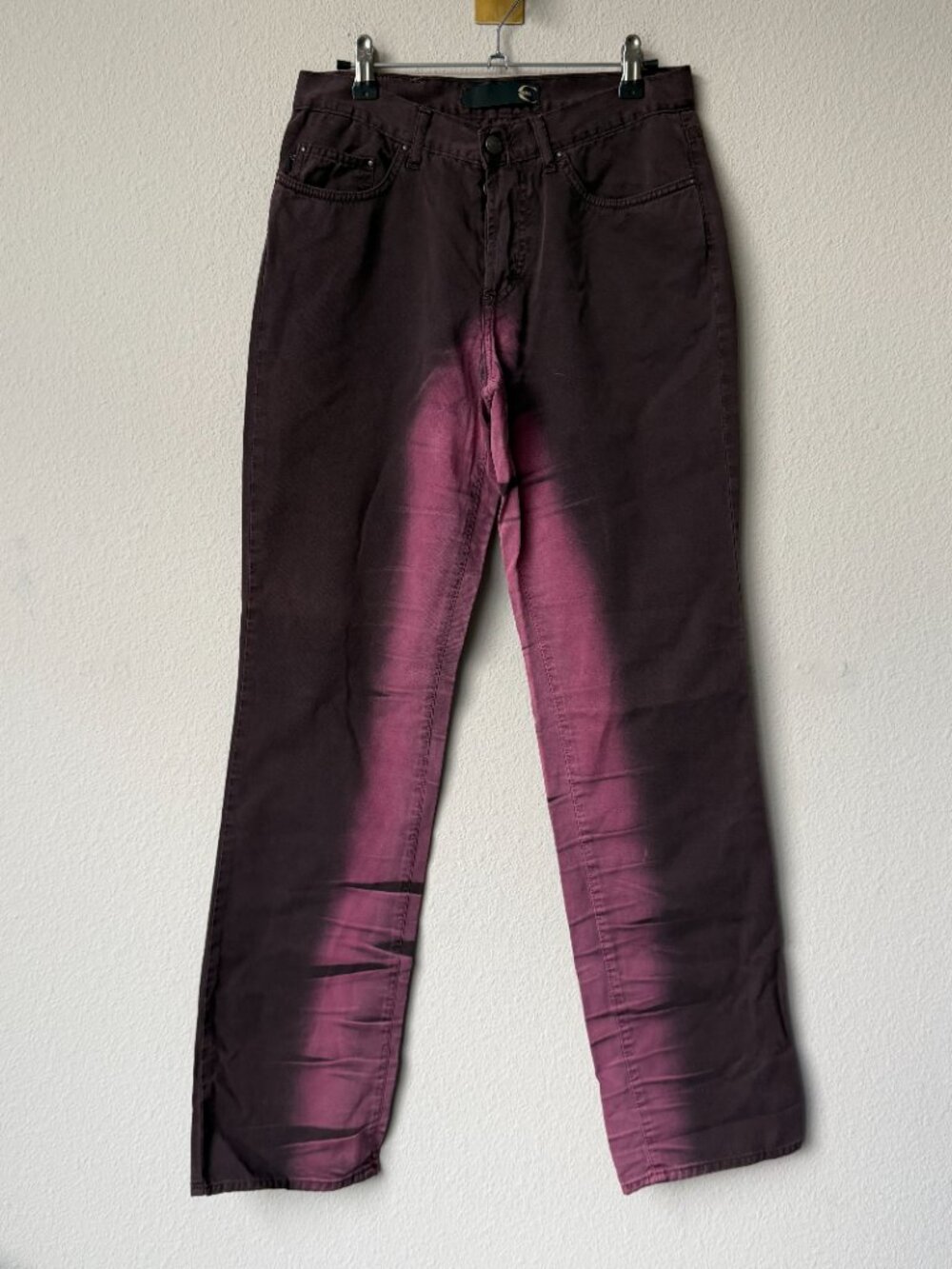 Vintage Just Cavalli Purple Pink Tie Dye Jeans Made in Italy Size 30